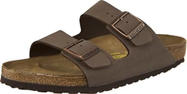 Birkenstock Unisex-Adult Arizona Soft Footbed Sandals, Brown, 6 (39 EU)