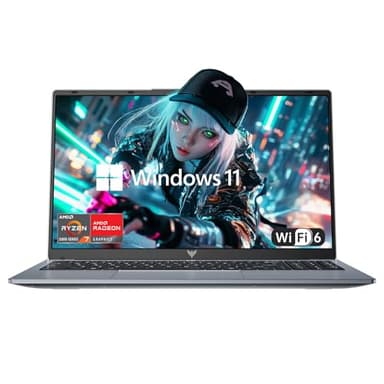 MALLRACE Gaming Laptop,AMD Ryzen 7 Laptop（Up to 4.3GHz,8C/16T with 16GB DDR4 RAM 512GB SSD, AMD Radeon Graphics,WiFi 6,15.6 inch IPS Display,Webcam,2026 Windows 11 Laptop Computer for Video Editing