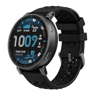 Amazfit Active Max Smart Watch 1.5" AMOLED Display, 25-Day Battery, Offline Maps, GPS, 4GB Storage, 170+ Sport Modes, 5 ATM Water Resistant, Heart Rate & Sleep Fitness Tracker for Android & iPhone
