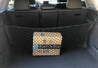 EACCESSORIES EA Rear Trunk Organizer Cargo Net for Audi Q4 e-tron 2022-2026 – Envelope Style Cargo Net for SUV – Premium Mesh Car Trunk Organizer Vehicle Carrier Storage – Compatible with Q4 e-tron