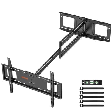 48'' Extension Extra Long Arm TV Wall Mount, Heavy Duty Full Motion TV Wall Mount for 37 to70,75,77,80,85'' Screens, Max VESA 600x400mm, Hold 110 lbs, 16''-24'' Wood Studs/Concrete/Brick Wall