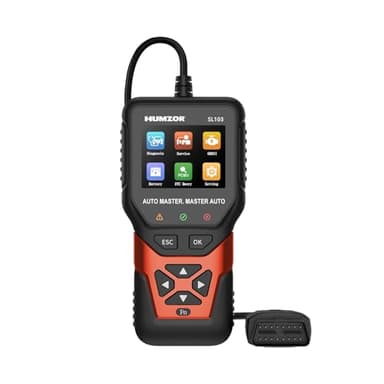 SAZDOLN SL103 OBD2 Scanner Diagnostic Tool, Professional Diagnostic Tool with DPF Function, Universal Car Code Reader for Gasoline and Diesel Vehicles, 2.8-inch Color Display, 11 Languages Support