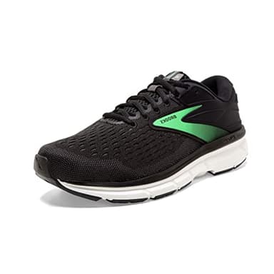 Brooks Women's Dyad 11 Running Shoe - Black/Ebony/Green - 7.5 Medium