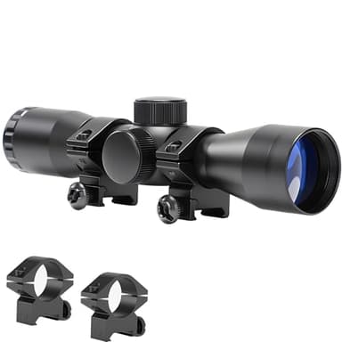 Compact Rifle Scope 4x32, for Crossbow Scope, with BDC Reticle, Ideal for Medium to Long-Range Hunting up to 500 Yards