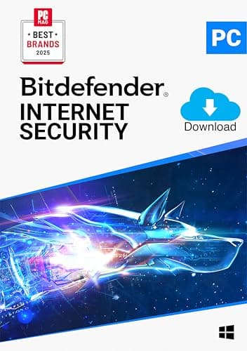 Bitdefender Internet Security - 3 Devices | 2 year Subscription | PC Activation Code by email