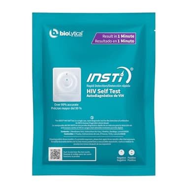 INSTI HIV Self Test - Rapid HIV Test Kit at Home | Blood-Based Home Testing | Results in 1 Minute