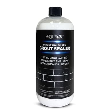 AQUA-X Grout Sealer (1 Qt): Professional-Grade Impregnator Sealant for Shower Tile Grout and Backsplash - Long-Lasting with Fast-Drying Formula