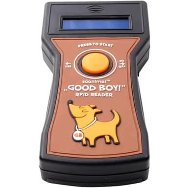 Pet's Choice Good Boy Microchip Scanner for Dogs & Cats - RFID Tracker Reads ISO FDX-B, FECAVA & AVID Microchips - Portable, USB Compatible, Battery Operated Pet ID Reader for Home, Vets & Travel
