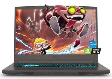 msi Thin 15 Gaming Laptop, 15.6" FHD 144Hz Display, Intel Core i5-13420H, NVIDIA GeForce RTX 4060, 32GB RAM, 1TB PCIe SSD, Backlit Keyboard, Wi-Fi 6E, HDMI, Type-C, Win 11 Home, w/BWE Accessories