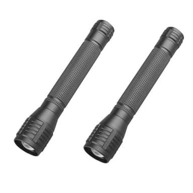 TotaLohan High Lumens Zoomable LED Flashlight, 3 Modes, AA Battery Powered – Powerful for Camping, Outdoor, and Emergency Use,2-Pack