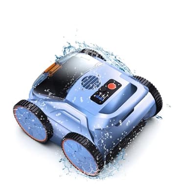 (2026 New) Robotic Pool Vacuum, Robotic Pool Cleaner for Inground Pools, Smart Navigation, Floor/Wall/Waterline Cleaning, 150 Mins Runtime for Pool Up to 2000 Sq.ft