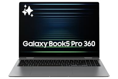 Samsung 16” Galaxy Book5 Pro 360 Copilot+ PC, AI Computer, Intel Core 7 Ultra Processor, 3K AMOLED (2880x1800) Touchscreen, S Pen,120Hz, Dolby Atmos, Student Laptop, Lightweight, All-Day Battery Life