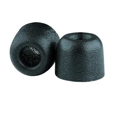 Comply 500 Core Series Memory Foam Replacement IEM Ear Tips, Black, Small