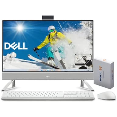 Dell Inspiron All-in-One Touch Screen Desktop Computer, 24" LED Low Blue Light Display, 14th Gen Intel Core7 150U, 16GB RAM, 512GB PCIe SSD, Wi-Fi 6, USB-C, HDMI, Wireless KB & Mouse, Windows 11 Pro