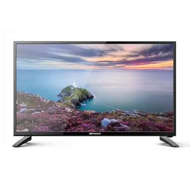 Emerson ESTD-2400 24" Class HD Smart TV with Built-in DVD Player | 720p LED Display, Wi-Fi Streaming, HDMI, USB & RCA Inputs | Space-Saving Design, Wall Mountable, Includes Remote Control