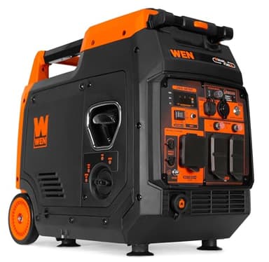 WEN Quiet and Lightweight 4800-Watt Dual Fuel RV-Ready Electric Start Portable Inverter Generator with Fuel Shut Off and CO Watchdog (DF480iX)