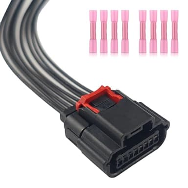 Maf Sensor Female Connector Plug Pigtail Harness 8 Pin - Compatible with Lexus Toyota Subaru Mazda Chevrolet Volvo