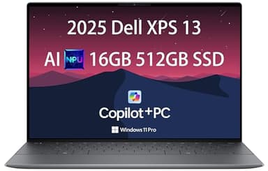 Dell XPS 13 9345 Laptop, Copilot+ AI PC (13.4" FHD+ 120Hz, Snapdragon X Plus (> Intel i7-1355U), 16GB 8448MT/s RAM, 512GB SSD) Long Battery Life, IR Webcam, Fingerprint, Wi-Fi 7, Win 11 Pro (Renewed)