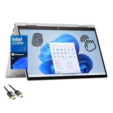 HP Envy 2-in-1 Laptop, 14" FHD Touchscreen Display, Intel Core 7-150U (10-Cores Beats i7-1355U), 16GB RAM, 512GB PCIe SSD, WiFi 6E, Backlit KB, FP Reader, Webcam, USB-C, HDMI, PDG HDMI, Win 11 Pro