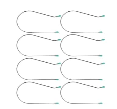 8 Pcs Hot Curler Clips Replacement Kit, Hot Roller Clips Replacement, Hot Roller Rollers Securing Pins Fits 2 Inch Hot Rollers, Styling Tools and Appliances