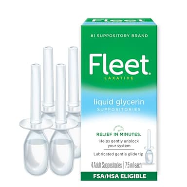 Fleet Liquid Glycerin Suppositories 4 Each