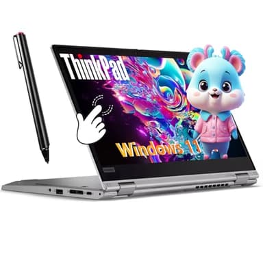 Lenovo ThinkPad L13 Yoga 2 in1 Laptop, 13.3" FHD Touchscreen Display, Core i5-10310U up to 4.4GHz, 16GB DDR4 RAM, 256GB SSD, Stylus Pen, WiFi, Win11 Pro (Renewed)