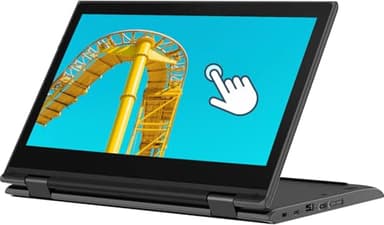 Lenovo Touchscreen Laptop 300e Chromebook Gen2, 11.6in 2-in-1 Chromebook Computer, Intel N4020 Processor, 4GB RAM, 32GB SSD, Japanese Keyboard, Chrome OS (Renewed)