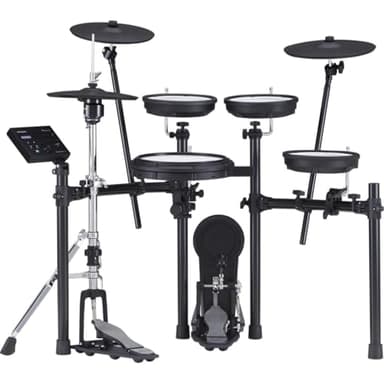 Roland TD-07KVX Electronic V-Drums Kit – With VH-10 Floating Hi-Hat and Best-Ever Cymbals – Bluetooth Audio & MIDI – 40 FREE Melodics Lessons