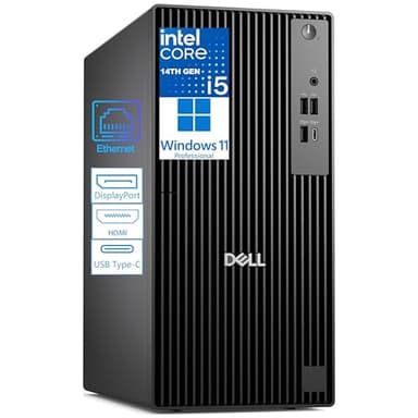 Dell Tower Desktop Computers (Next Gen OptiPlex), 14th Gen Intel 14-Core i5-14500 up to 5.0GHz, 16GB DDR5 RAM, 512GB PCIe SSD, Type-C, HDMI + 1 DisplayPort, Windows 11 Pro