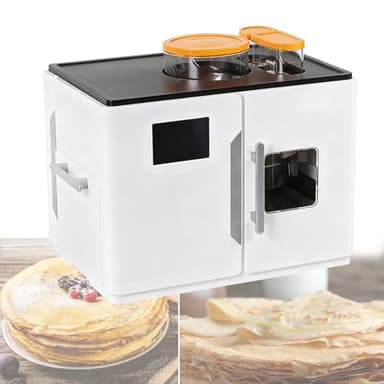 Fully Automatic Electric Roti Maker - One-Touch Chapati & Naan Machine, Makes 20 Pieces at Once, Ideal for Quick Pancakes & Perfect Rotis at Home
