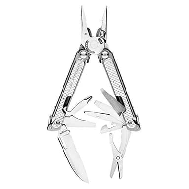 LEATHERMAN, FREE P2 Multitool with Magnetic Locking, One Size Hand Accessible Tools, Made in the USA