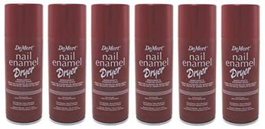 Demert Nail Enamel Dryer Spray 7.5 Ounce (Pack of 6)