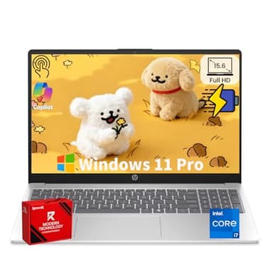 HP Flagship 15.6" Touchscreen Business Laptop Computer - Intel 10-Cores Processor, Intel i7-1355U, 64GB RAM | 4TB SSD, WiFi 6, Bluetooth 5.3, HDMI, Type-C, Windows 11 Pro & Accessoires