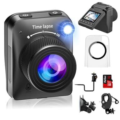 4K Time Lapse Camera Outdoor Construction Plant Weather Life, Manual Focus, IP66 Waterproof, 6 Month Battery Life, 32GB TF Card Included