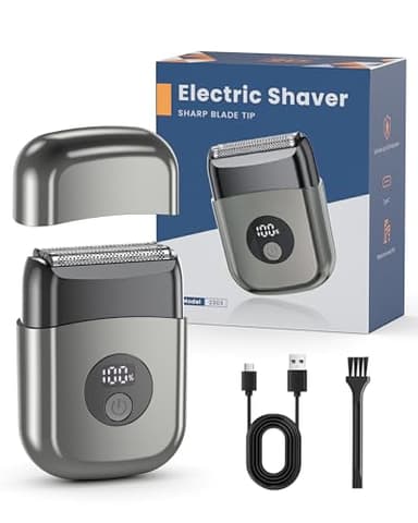 Electric Foil Shavers for Men: Mini Electric Razor for Face
