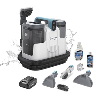 Vacmaster 600 Series 24V Cordless Portable Carpet & Upholstery Spot Cleaner Machine, 16Kpa Power Suction, with Hose Cleaning Tool and Versatile Tools for Pets, Area Rugs & Couches – DSCC2401 0101