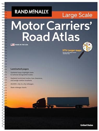 Rand McNally Large Scale Motor Carriers' Road Atlas
