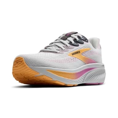 Brooks Women’s Ghost 17 Neutral Running Shoe - Oyster/Apricot/Pink - 9.5 Wide