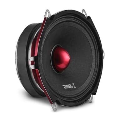 DS18 PRO-X57.4BM 5x7” Mid-Range Loudspeaker with Aluminum Bullet – 175W RMS, 350W Max, 4-Ohm – Pro Audio Speaker for Vocals & Mids