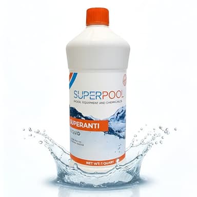 Superpool Pool & Spa Stain and Scale Control – Hard Water Metal Stain Treatment for Pools & Hot Tubs, Calcium -Copper & Iron Out Rust Stain Remover - Liquid Hard Water Stain Remover – 1 Quart