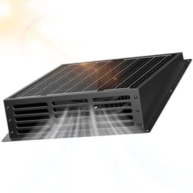 25W Solar Fan for Chicken Coop, 430CFM Solar Exhaust Fan with IP67 Waterproof Solar Panel-No Wiring Required, Easy Install Greenhouse Fan for Shed, Attic,Barn, Dog House