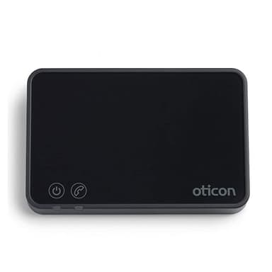 TUCSTORE INTL Oticon TV Adapter 3.0 - Wireless Bluetooth TV Audio Streaming Device for Oticon Hearing Aids (Opn, Opn S, Opn Play, Xceed), Interruption-Free, 15 Meter Range, Black