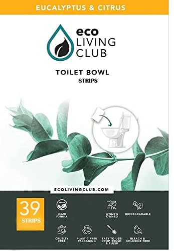 Eco Living Club Toilet Bowl Strips Eco Friendly Biodegradable Household Supplies
