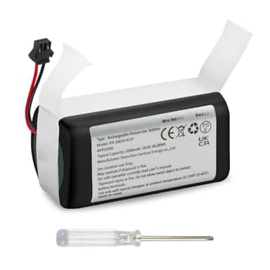 REYTRIC 3200mAh Replacement for Eufy g32 pro Battery RoboVac 11 11C 11S MAX 12 15C 15CMAX 15T 15MAX 25C 30C 30 35C G30 G32PRO G10 & Hybrid Ecovacs Deebot N79S N79 N79W DN622 601 500