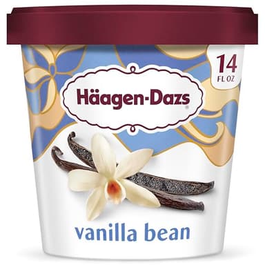 Haagen-Dazs Ice Cream, Vanilla Bean, 14 oz (Frozen)