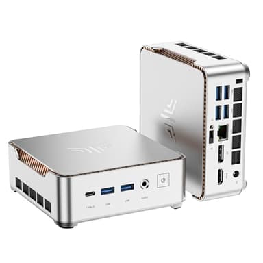 KAMRUI Pinova P2 Mini PC, AMD Ryzen 4300U(Beats 3500U/3200U/N150,Up to 3.7 GHz) Mini Computers, 16GB RAM 512GB SSD Mini Desktop Computers, Triple 4K Display/HDMI+DP+Type-C/WiFi/BT for Home/Business