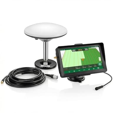 7-inch Tractor GPS Navigator for Agriculture, High-Accuracy GNSS Agricultural Navigator for Precision Farming – GPS Guidance System for Spraying, Plowing, and Sowing with Automatic Positioning