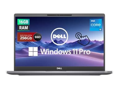 Dell Latitude 7400 14" FHD Touchscreen Business Laptop Computer, Intel Quad Core i5-8365U Notebook PC, 16GB DDR4 RAM, 256GB SSD, Backlit Keyboard, HDMI, Windows11 Pro, Sliver (Renewed)