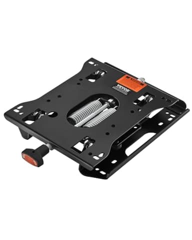VEVOR Seat Suspension Kit Without Seat Slider Track, Universal Air Ride Seat Suspension for Zero Turn Lawn Mower, Adjustable Tractor Seat Suspension ‎Kit Compatible with Forklift, Bulldozers Seat