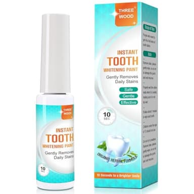 Tooth Whitening Paint - Instant White Teeth, Gentle & Safe Formula, Easy to Use & Portable, Long-Lasting Results for a Confident Smile